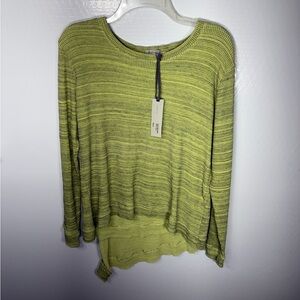 Women's Green Knit Top 358